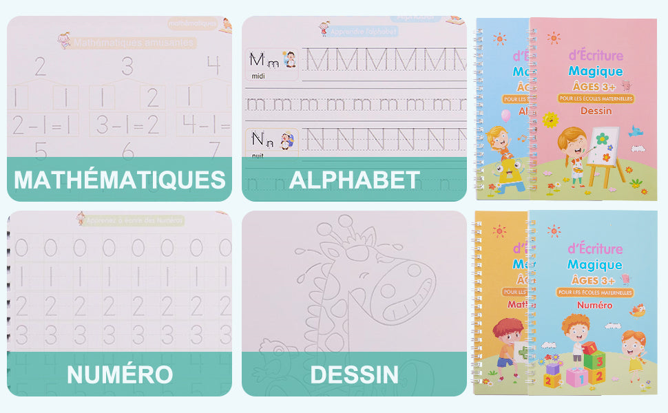 Transformez l'Apprentissage de Votre Enfant en Jeu avec le Cahier Magique !